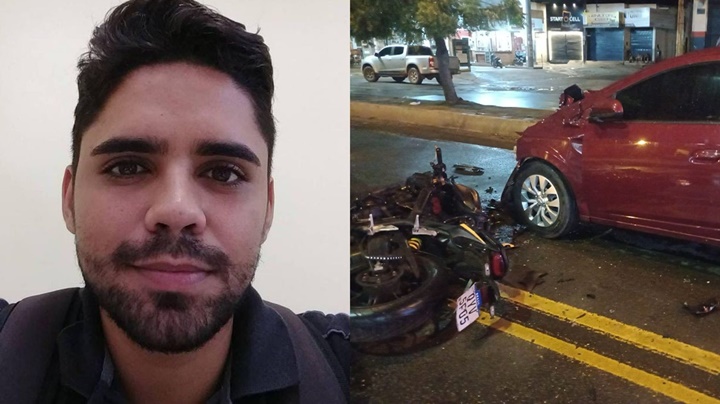 Motociclista morre após colidir frontalmente contra carro e ser arremessado no Piauí  