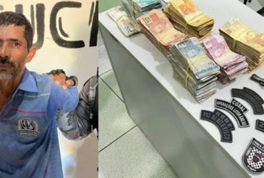 Cearense é preso após roubar quase R$ 100 mil de posto de combustível no Piauí