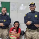 PRF salva bebê de 1 mês de asfixia por engasgo no Piauí