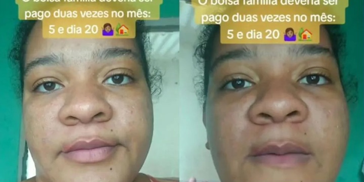 Vídeo: Mulher é criticada após sugerir que Bolsa Família seja pago duas vezes no mês