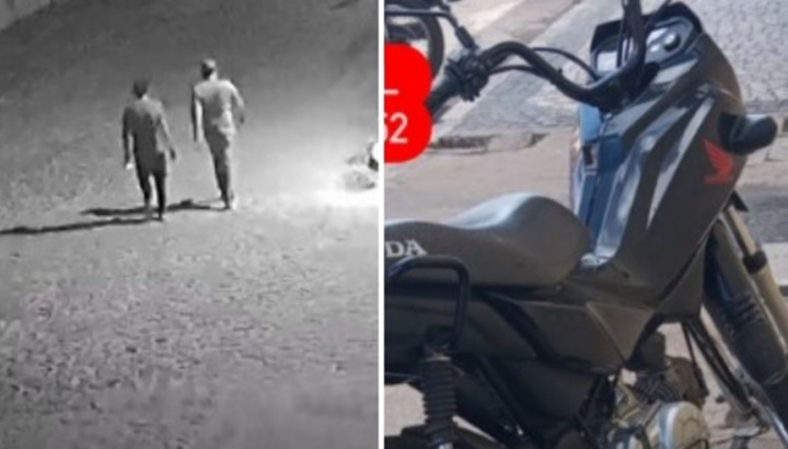 Dupla de assaltantes armados toma moto de cantor em Campo Maior