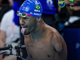 Nadador Gabriel Araújo conquista 1° medalha de ouro do Brasil na Paralimpíada