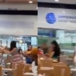 Vídeo: Mulher faz confusão após flagrar marido com amante em shopping