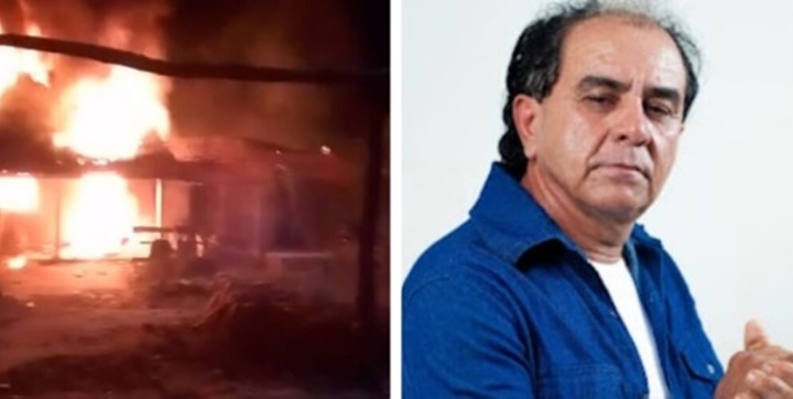 Candidato a vereador tem casa incendiada pela população após matar desafeto com tiro de escopeta