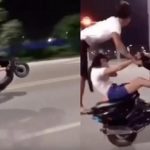 Casal sofre acidente e namorado morre enquanto gravava vídeo de manobra perigosa em moto