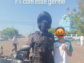 Jovem é conduzido à delegacia após postar foto com policial da ROCAM chamando de germe no Piauí