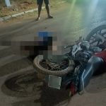 Motociclista morre após bater cabeça no chão enquanto contornava uma rotatória no Piauí