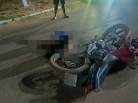 Motociclista morre após bater cabeça no chão enquanto contornava uma rotatória no Piauí