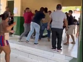 Confusão em fila de votação termina em agressão física no Piauí