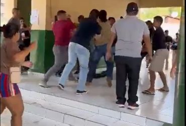 Confusão em fila de votação termina em agressão física no Piauí