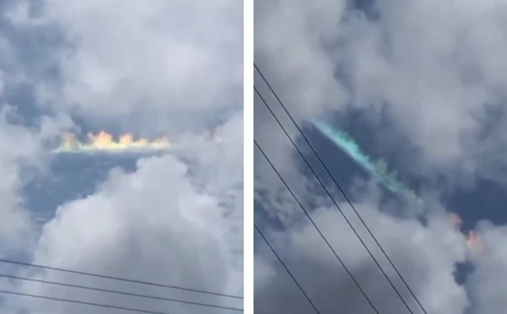 Vídeo: Arco-iris de fogo é observado no céu de Picos