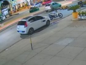 Vídeo: Homem e cavalo ficam gravemente feridos após colidir contra carro parado no Piauí