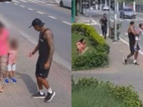 Vídeo: Homem é flagrado tentando sequestrar criança na rua em plena luz do dia