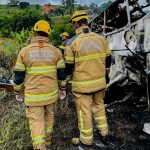 Acidente envolvendo carro, ônibus e carreta deixam 41 pessoas mortas em Minas Gerais