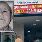 Homem morre 24 dias após receber prêmio de R$ 201 milhões da Mega-Sena