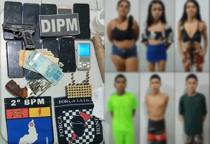 Jovem é presa por apologia a armas e recrutamento de menores para o tráfico no Piauí