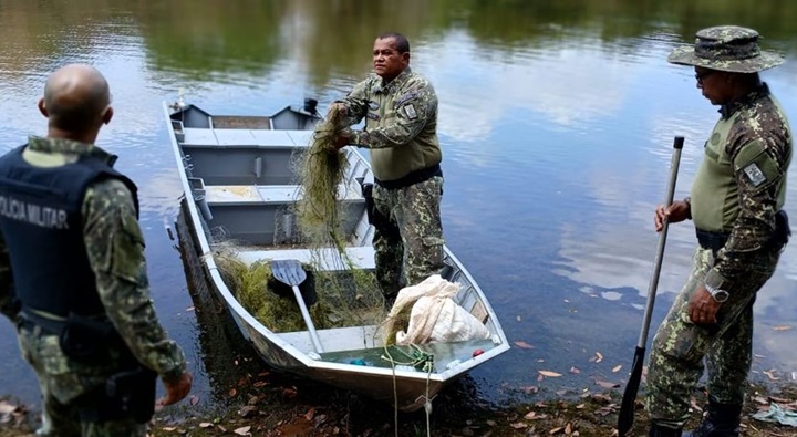 Operação Piracema apreende cerca de dois mil metros de rede de pesca no Piauí