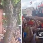 POLÊMICA! Bloco de carnaval com Jesus de fio dental revolta internautas