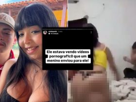 Vídeo: Influenciadora agride namorado após flagrá-lo se masturbando vendo nudes de homem