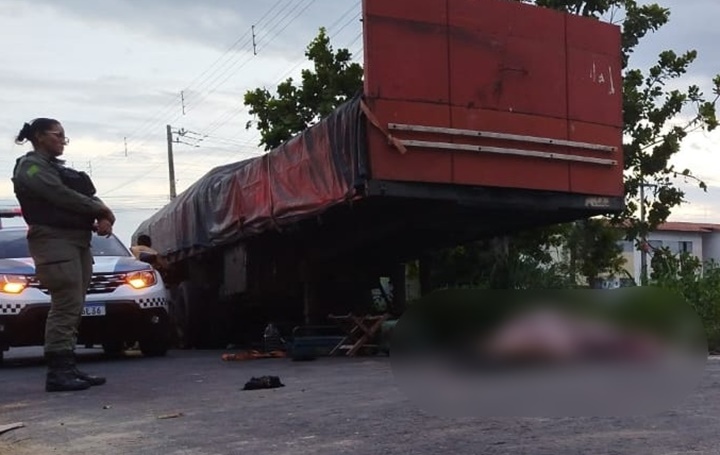 Caminhoneiro morre atropelado pelo próprio caminhão no Piauí