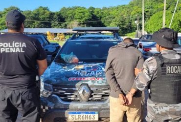 Homem é flagrado tentando arremessar celulares e drogas em penitenciária de Altos