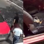 Vídeo: Bateria de celular explode e queima banco de carro no Piauí