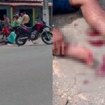 Cachorro come dedos decepados de motociclista após acidente em Parnaíba