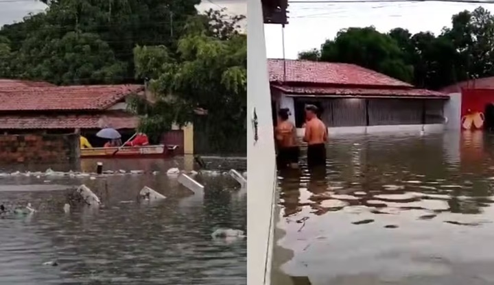 Chuvas intensas deixam estragos no litoral do Piauí