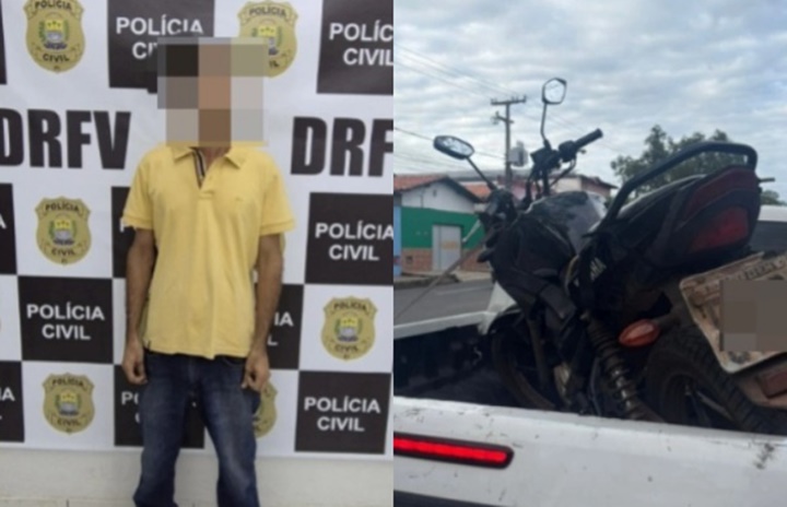 Homem é preso após roubar moto 'trocada' com chave reserva em Teresina