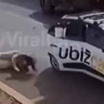 Mulher pula de carro de aplicativo em movimento após recusar pagar corrida